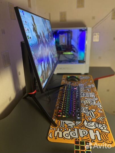 Игровой компьютер в сборе с монитором