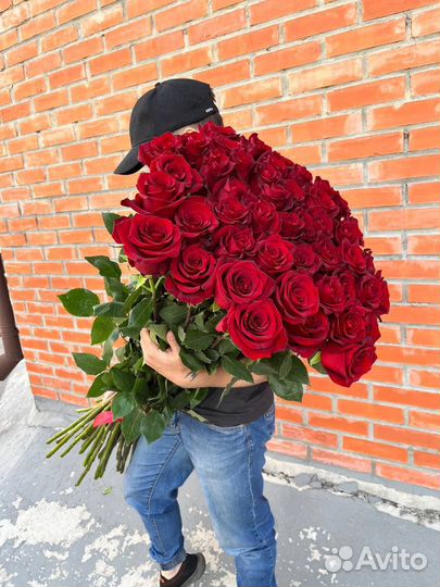 Розы метровые купить в подарок розы от 15 шт