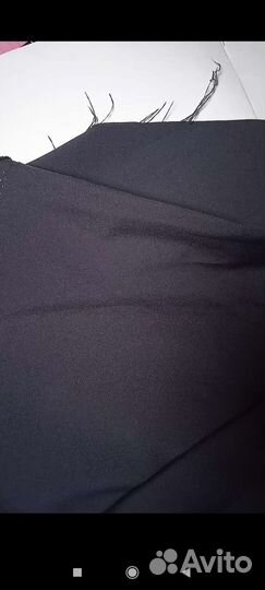 Пикачу ткань черная,темносиний, костюмная, пикачу