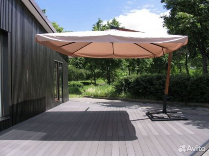 Уличный профессиональный зонт для дачи и сада