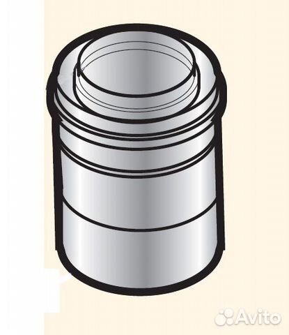 Переходник с диам. 150 мм на