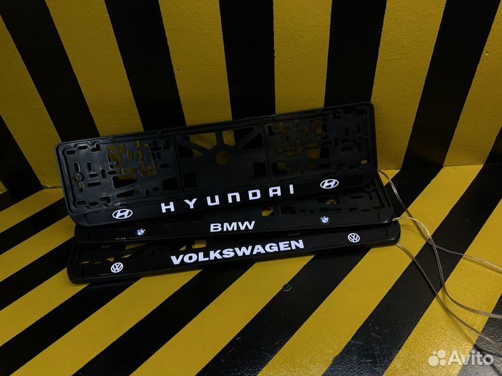 Рамка номера с подсветкой LED