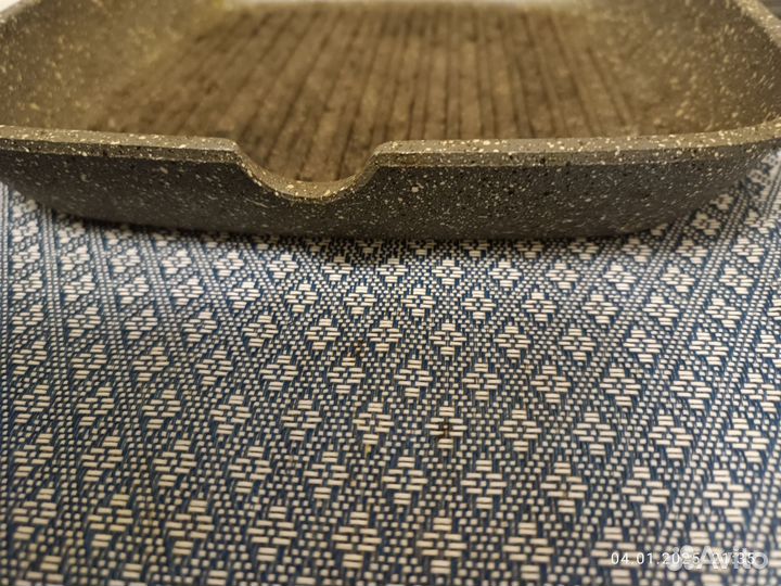 Сковорода- гриль Fissman grey stone