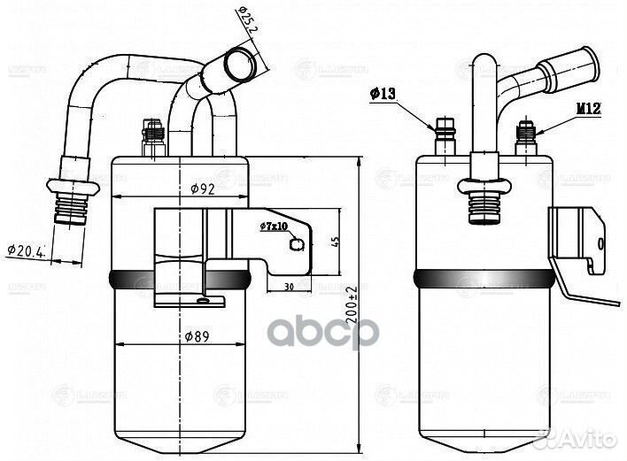 Ресивер-осушитель конд. для а/м Ford Fusion (02