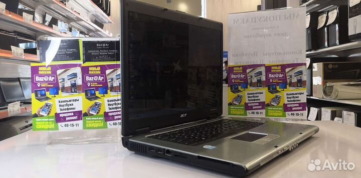 Ноутбук acer Intel 420/ 1Gb DDR2/ 60Gb HDD/ Intel