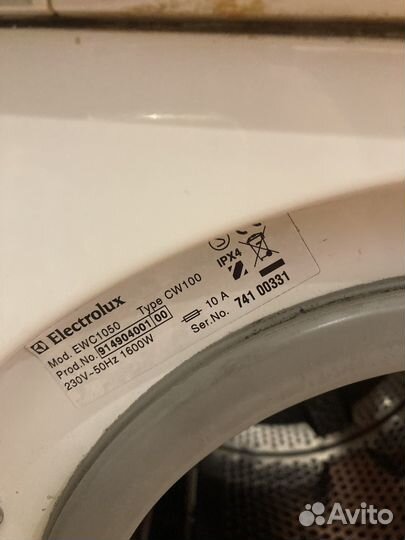 Electrolux EWC 1050