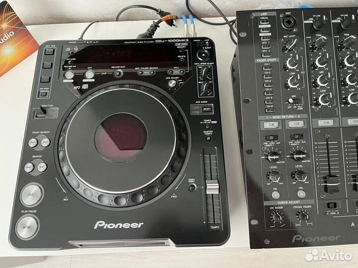 Pioneer djm 1000 в комплекте c Pioneer CDJ