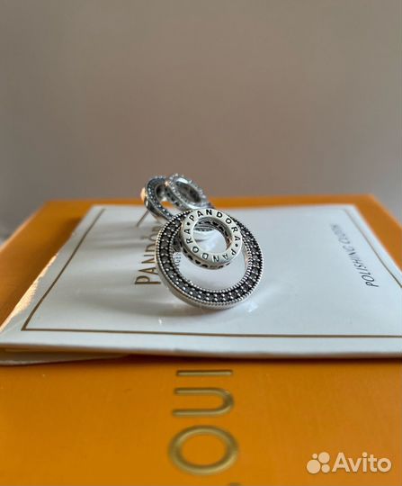 Серьги серебро бренд