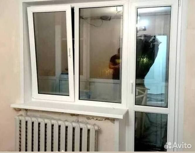 Остекление окон и балконов пвх