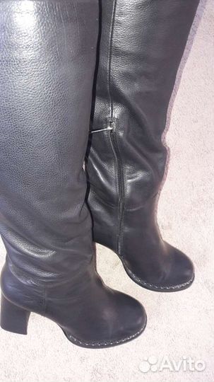 Сапоги кожаные еврозима