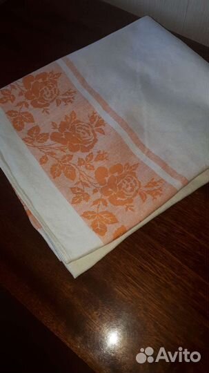 Скатерть лён жаккард СССР