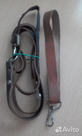 Ошейник и цепь для собаки и поводок