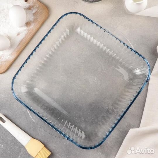 Набор квадратных форм из жаропрочного стекла для з