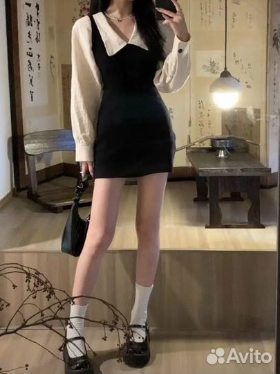 Платье в корейском стиле