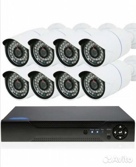 Комплект видеонаблюдения на 8 камер