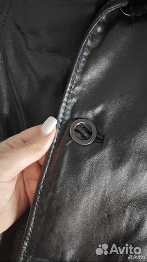 Кожаная куртка мужская 48 размер