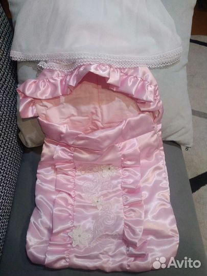 Конверт на выписку летний для девочки