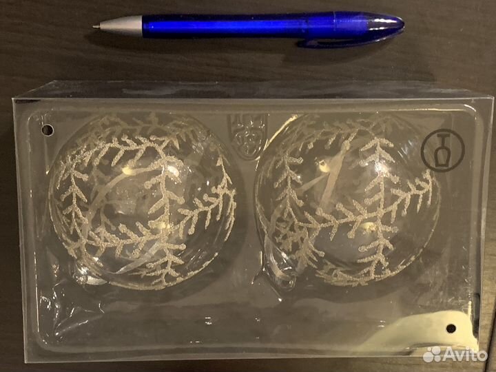 Набор новогодних елочных шаров IKEA