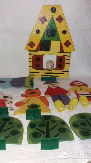 Игровой настольный театр сказка колобок СССР