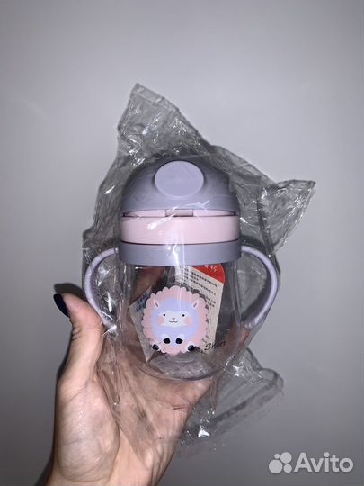 Поильник непроливайка с трубочкойдетская бутылочка