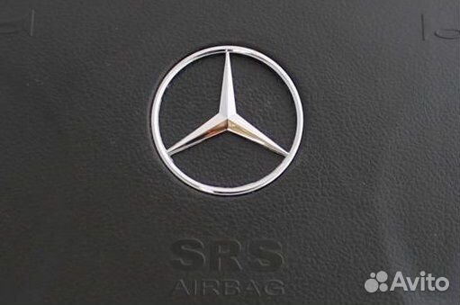 Эмблема звезда Мерседес Mercedes на руль (эирбэг)