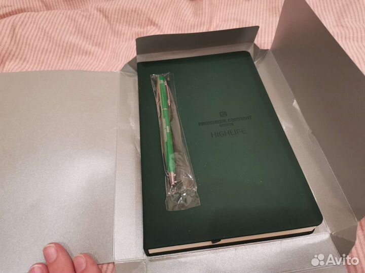 Блокнот и ручка Frederique Constant. Оригинал