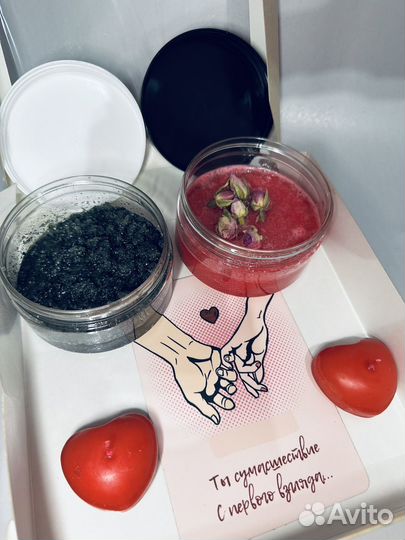 Подарочные наборы, скрабы, соль, сливки для ванн