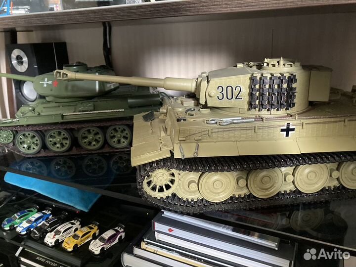 Танк т34+Tiger 1/16
