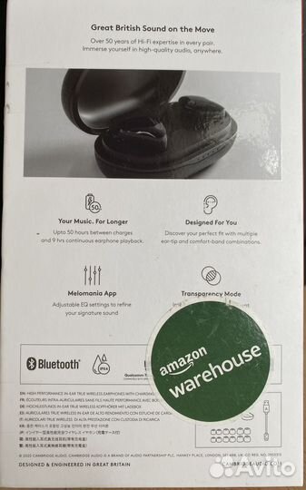 Cambridge Audio Melomania Touch как новые наушники