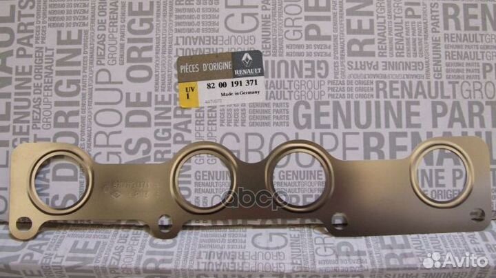 Прокладка выпускного коллектора 8200191371 renault