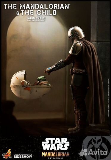 Hot toys Mandalorian and Child delux TMS015 star