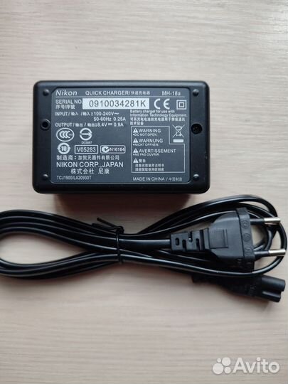 Nikon MH-18 для Nikon EN-EL3 зарядное устройство