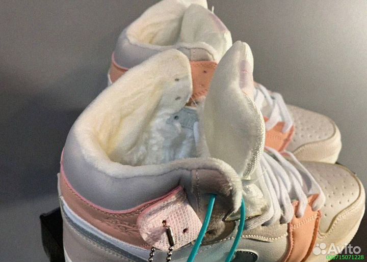 Кроссовки Nike Air Jordan тёплые (Арт.18116)