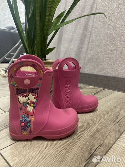 Сапоги резиновые crocs c8