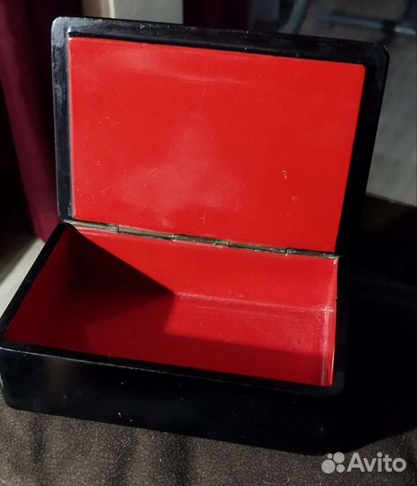 Шкатулка лаковая СССР мстера