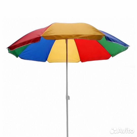 Пляжный зонт D180 см высотой 220 см