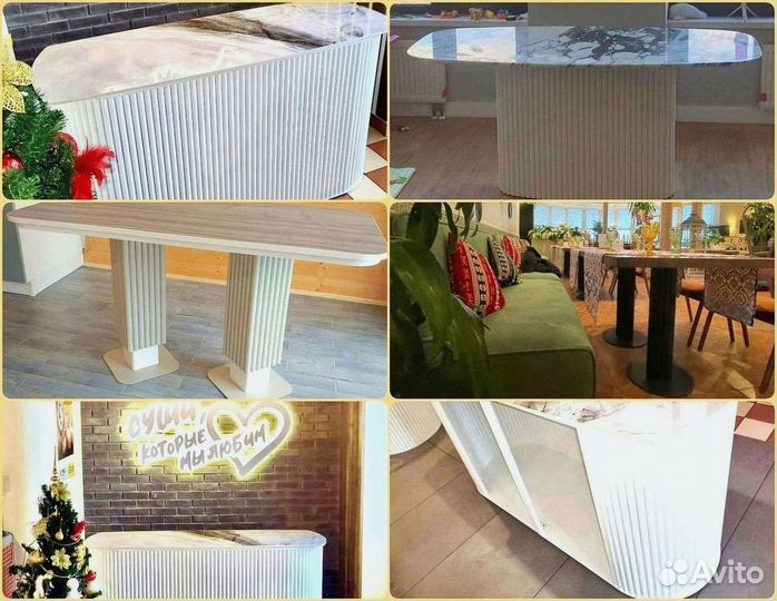 Ножки для стола / Подстолье золото