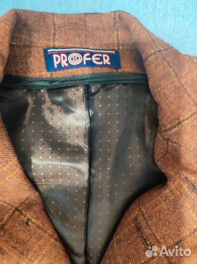 Пальто мужское коричневое