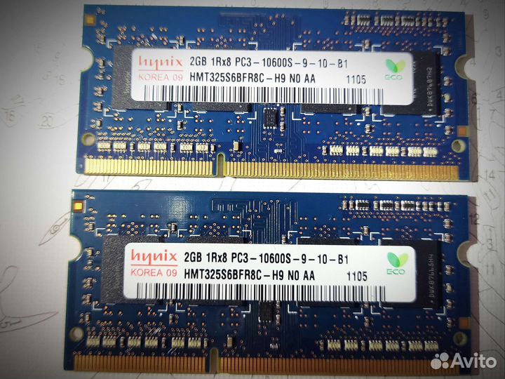 Оперативная память ddr3, 2Gb