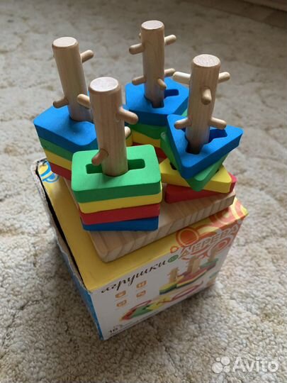 Развивающие игрушки деревянные