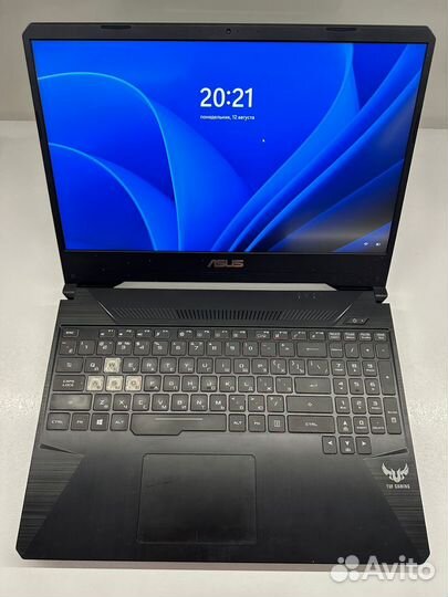 Игровой ноутбук asus tuf gaming fx505/Ryzen 7/1650