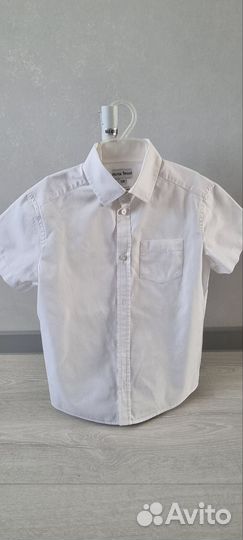 Рубашка белая для мальчика бу