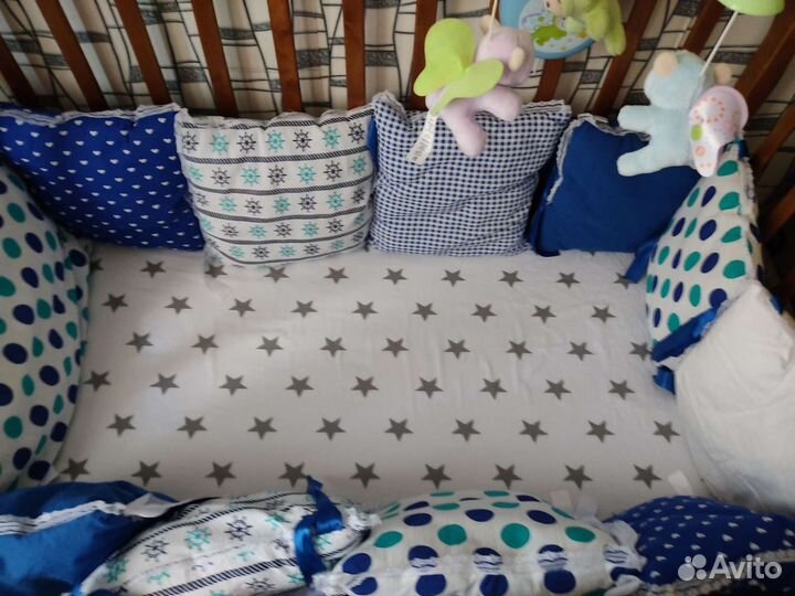 Бортики в детскую кроватку