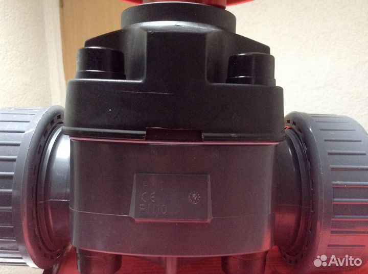 Кран мембранный пвх d63 PN10 Praher