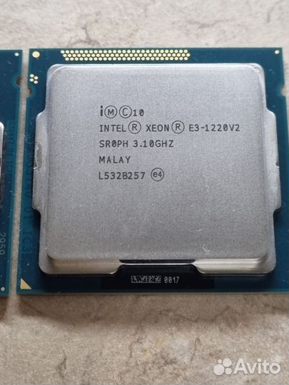 Intel Xeon E3-1220V2 LGA1155, 4 x 3100 мгц