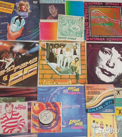 Пластинки для проигрывателя СССР