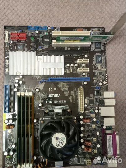 Продается материнская плата и блок питания