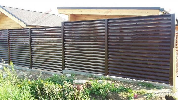 Забор жалюзи