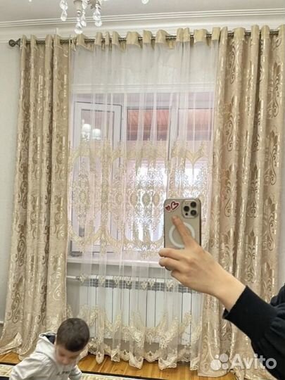Занавески шторы тюль бу