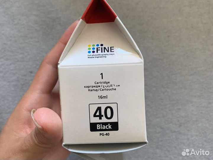 Картридж canon pg 40